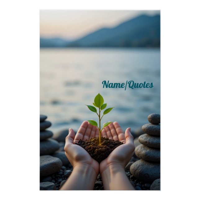 Hands of Hope – Seedling by the Sea Poster (Front)