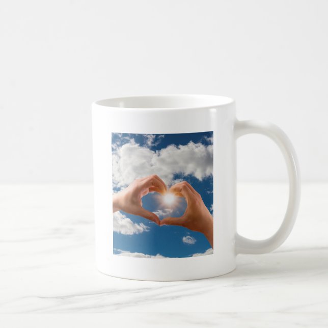 Hands of love coffee mug (Right)