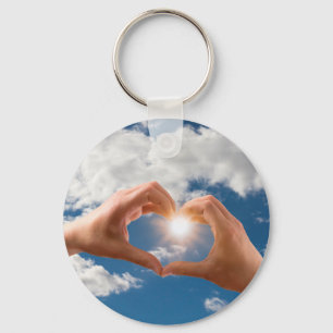 Hands of love key ring