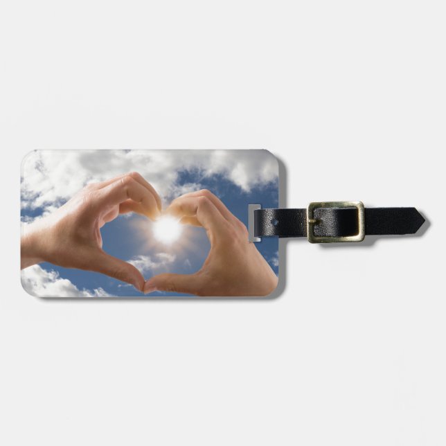 Hands of love luggage tag (Front Horizontal)