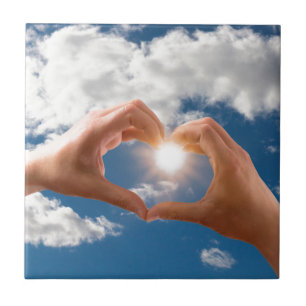Hands of love tile