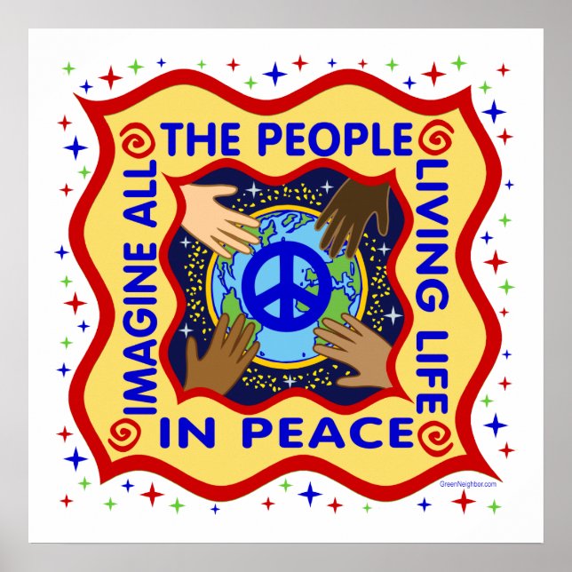 . Hands of Peace Poster (Front)