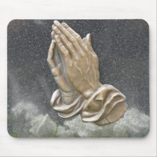 HANDS OF PRAYER MOUSE MAT