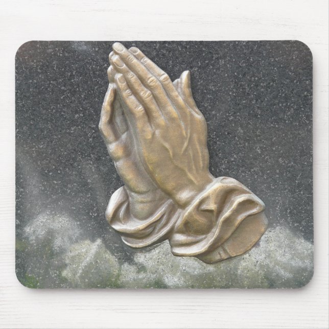 HANDS OF PRAYER MOUSE MAT (Front)