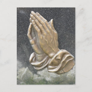 HANDS OF PRAYER POSTCARD