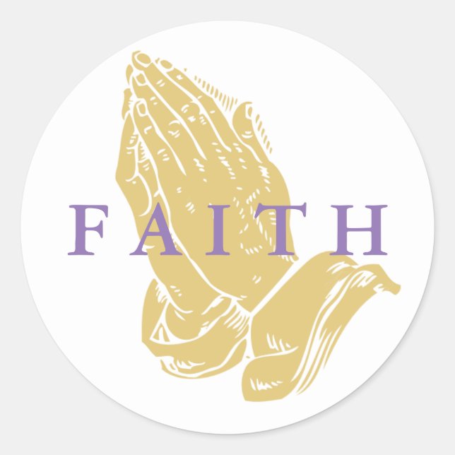 Hands of Prayer Stickers (Front)