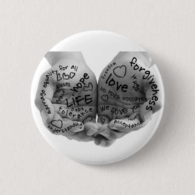 Hands of Support only button (Front)