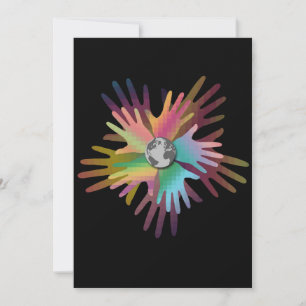Hands of the World Invitation