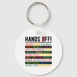 Hands Off Bruh Medicaid Medicare Social Security T Key Ring