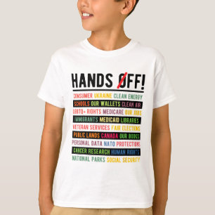 Hands Off Bruh Medicaid Medicare Social Security T T-Shirt