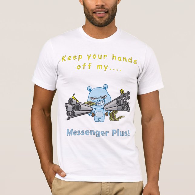 Hands Off...! (Front/back prints) T-Shirt (Front)
