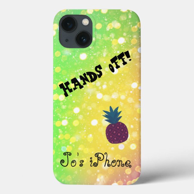 Hands Off iPhone X case (Back)