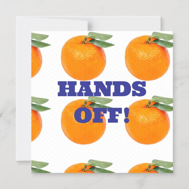 HANDS OFF! MAGNET (Front)