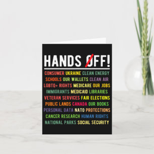 Hands Off Medicaid Medicare Social Security Trump Card