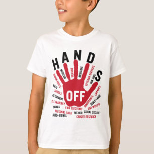 Hands Off Medicaid Medicare Social Security Trump T-Shirt