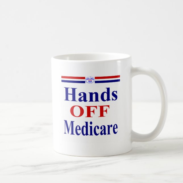 Hands Off Medicare Coffee Mug (Right)