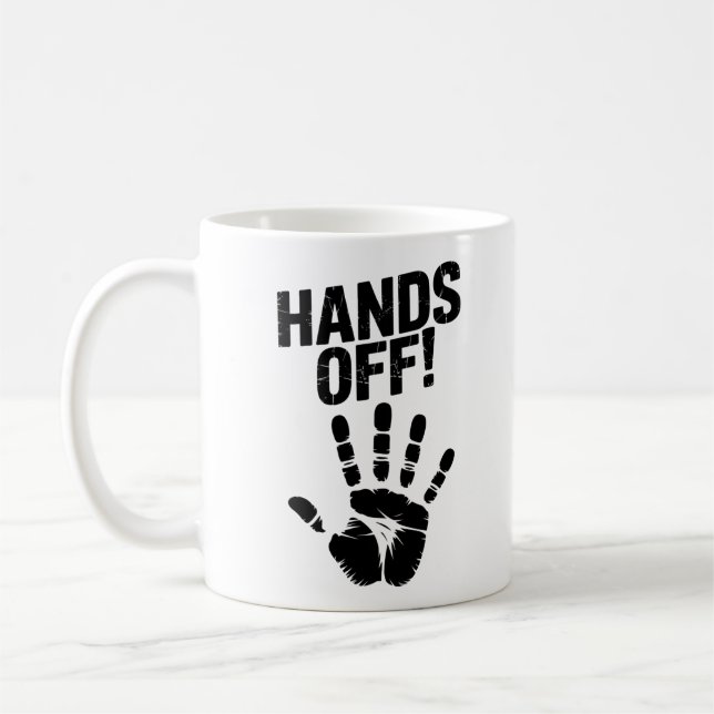 Hands Off My Country My Body Medicare Political  Coffee Mug (Left)