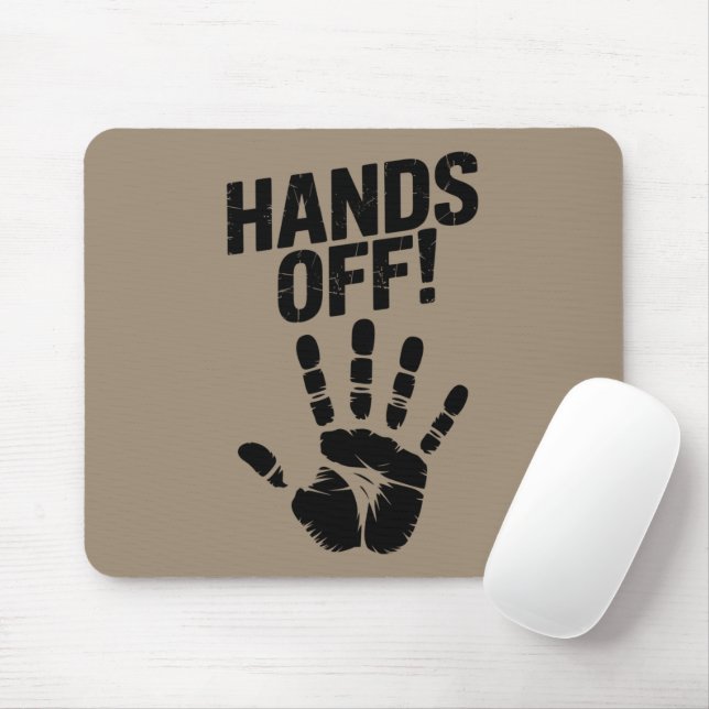 Hands Off My Country My Body Medicare Political  Mouse Mat (With Mouse)