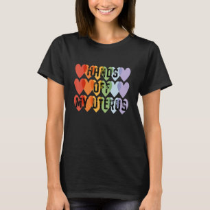 Hands Off My Uterus Heart My Uterus My Choice Pro T-Shirt