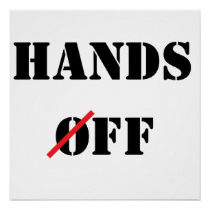 Hands Off, Poster