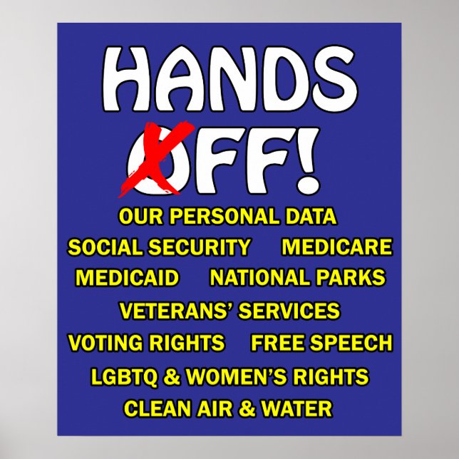 Hands Off Poster (Front)