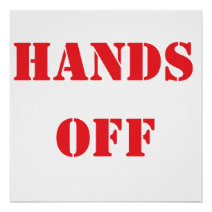 Hands Off, Poster