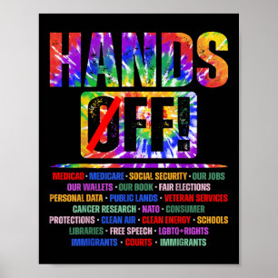 Hands Off Protest Saturday April 5 Men Women 0  Poster