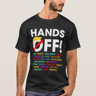 Hands Off Protest Saturday April 5 Men Women 5  T-Shirt