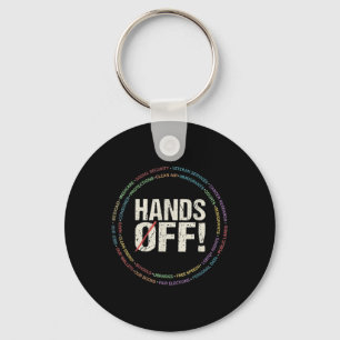 Hands Off Protest Social Security And Medicare Pro Key Ring