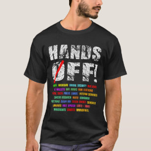 Hands Off Protest Social Security And Medicare Pro T-Shirt