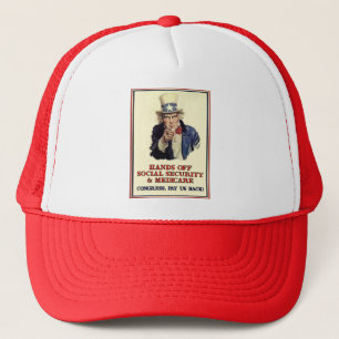 Hands Off Social Security Trucker Hat