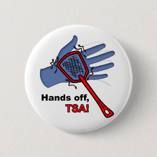 Hands Off, TSA! Round Button
