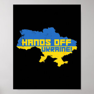 Hands Off Ukraine In Ukranian Protest Against Puti Poster