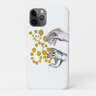 Hands Outstretched with Golden Globes iPhone 11 Pro Case