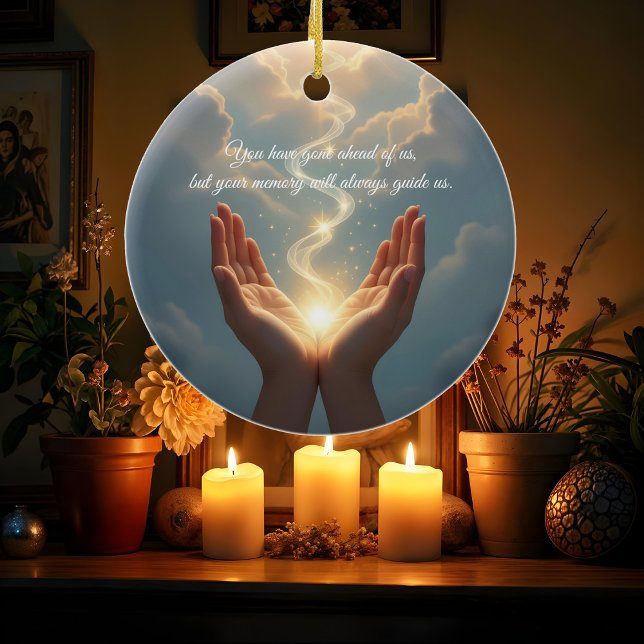 Hands Set the Soul Free, peace, sympathy  Ceramic Tree Decoration (Creator Uploaded)