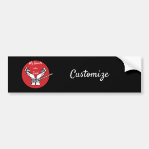 Hands Tied Thunder_Cove Bumper Sticker