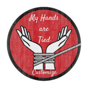Hands Tied Thunder_Cove Cutting Board