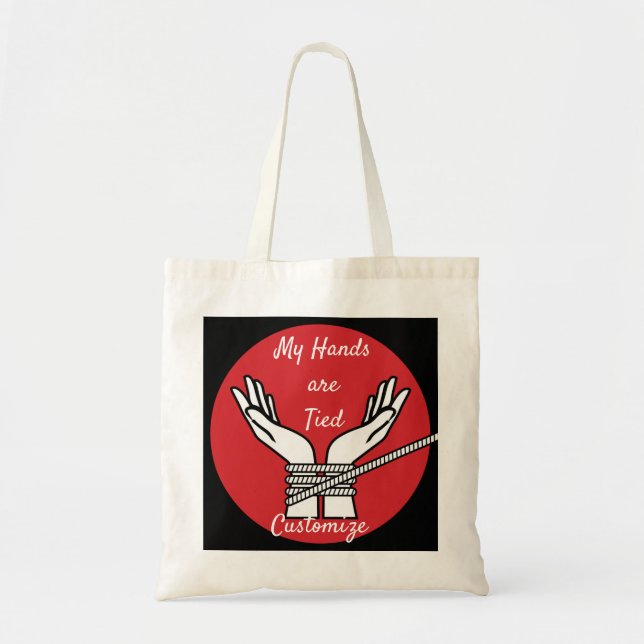 Hands Tied Thunder_Cove Tote Bag (Front)