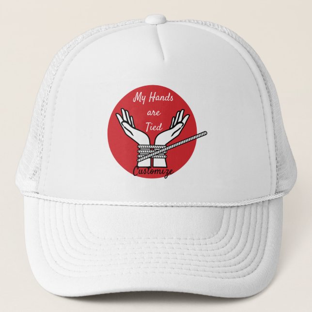 Hands Tied Thunder_Cove Trucker Hat (Front)