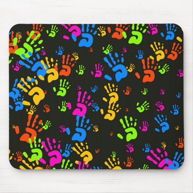 Hands Wallpaper Mouse Mat (Front)