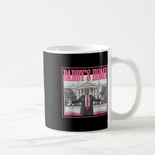 Hands Wide In Front Of White Daddy's Home House Pi Coffee Mug