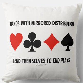 Hands With Mirrored Distribution Lend To End Plays Cushion