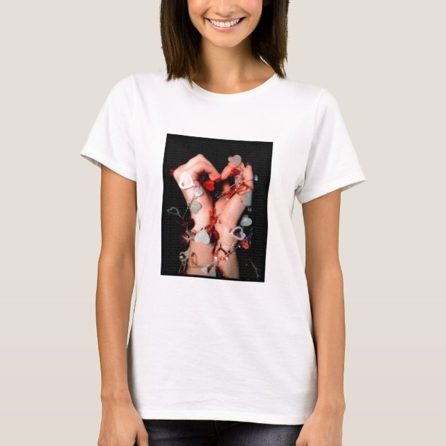 Hands wrapped by love T-Shirt (Front)
