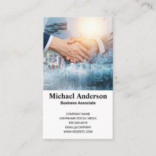 Handshake   Business Deal   Financials  Card