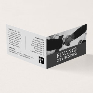 Handshake, Company Logo/Photo, Business & Finance Business Card