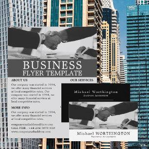 Handshake, Modern Business & Finance Card