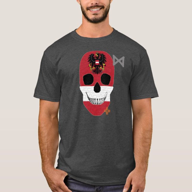 HANDSKULL Austria t-shirt basic B2 (Front)