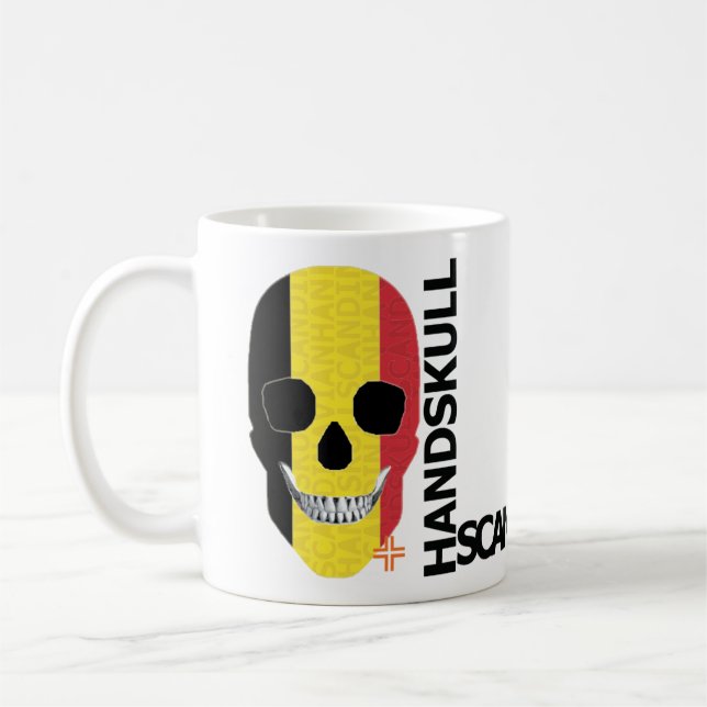 HANDSKULL Belgium Classic Mug   O4 (Left)