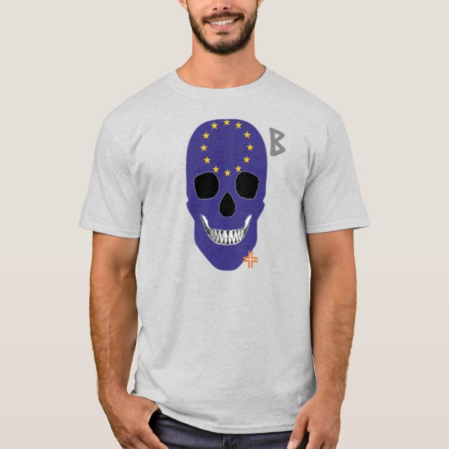 HANDSKULL Europe t-shirt basic B2 (Front)