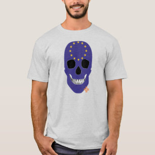 HANDSKULL Europe t-shirt basic   B2